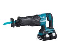 Scie récipro MAKITA 36 V => 2 x 18 V Li-Ion 5 Ah + 2 batteries 18 V + chargeur + coffret MAKPAC - DJR360PT2