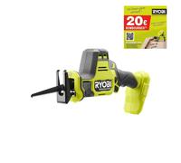 Scie sabre 1 main Brushless 18V RYOBI - Sans batterie ni chargeur - RRS18CBL-0