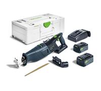 Scie sabre 18 V RSC 18 5,0 EB-Plus + 2 batteries 5 Ah + chargeur rapide + coffret Systainer 3 FESTOOL 576948