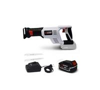 Scie sabre à batterie 20V X-Performer XPRS20LI + Batterie 4 Ah + chargeur + 2 lames Bois-Métal à changement rapide G