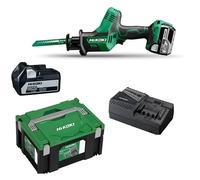 Scie sabre compacte HIKOKI 18V Li-Ion (2x 5Ah) + coffret HIT-SYSTEM CASE CR18DAWPZ
