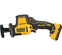 Scie sabre compacte XR 12V 2Ah Li-Ion Brushless DEWALT - 2 batteries - coffret TSTAK - DCS312D2-QW