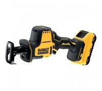 Scie sabre compacte DEWALT XR 18V - 2 batteries 5.0 Ah Li-ion brushless - DCS369P2-QW