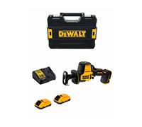 Scie sabre compacte XR 18V brushless - - avec 2 batteries 5.0 Ah - chargeur - TSTAK - DCS369P2-QW