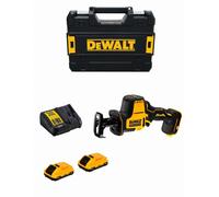 DeWalt Scie sauteuse compacte DCS369P2 Brushless 18V XR – 2x 5,0 Ah en coffret TSTAK