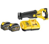Scie sabre DEWALT 54V XR FLEXVOLT - 2 Batteries 6.0Ah, en coffret - Course 28,6 mm - DCS388T2