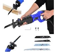 Scie sabre électrique 900W, DAYPLUS Scie à guichet avec 5 Lames