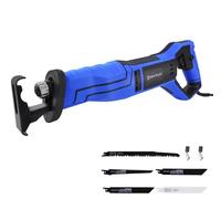 Scie sabre électrique à queue de renard 900 W avec 5 lames, scie électrique 2800 tr/min, profondeur de coupe max. 160 mm pour bois, métal, aluminium