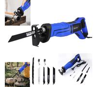 Scie Sabre électrique Scie Alternative, 900W Professional Scie à bois Pour Plastique, Métal, Vitesse Variable 0-2800 SPM, Course de Coupe 28mm, 5PCS Lame de Scie Gratuite
