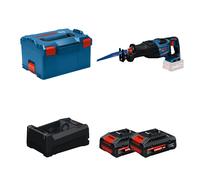 Scie sabre EXSAB 18V-32 + 2 Batteries EXPERT 4 Ah + 1 Chargeur GAL 12V/18V-80 BOSCH