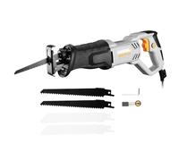 Scie Sabre Filaire DEKOPRO 710W - Scie Sabre avec Changement de Lame Sans Outil, Vitesse Variable 0-2800 SPM, Course 20mm - Scie Boucher Electrique pour Couper Bois/Métal/PVC