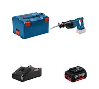 Scie sabre GSA 18 V-LI + 1 batterie GBA 18V 4 Ah + 1 chargeur GAL 18V-40 BOSCH