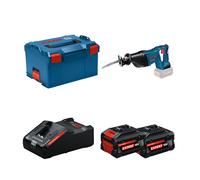 Scie sabre GSA 18 V-LI + 2 Batteries EXPERT 8 Ah + 1 Chargeur EXAL18V-160 BOSCH