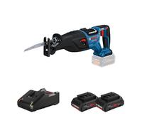 Scie sabre GSA 18V-28 + set de 25 lames de scie + 2 batteries ProCore 18V 4 Ah + 1 chargeur GAL 18V-40 BOSCH