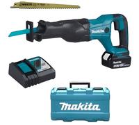 Scie sabre MAKITA 18 V Li-Ion 5 Ah - 2 Batteries, chargeur en coffret - DJR186RTE