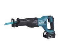 Makita DJR186RTE Scie récipro à batteries 18V Li-Ion set (2x batterie 5,0Ah) dans coffret - changement rapide - variable