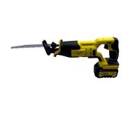 Scie Sabre sans fil 20V NEMURA - Jaune - Batterie - Découper - Régulier