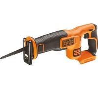 Scie sabre sans-fil BLACK+DECKER BDCR18N-XJ - Lame 15 cm - Découpe bois, métal et plastique - Compacte et légere