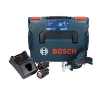Scie sabre sans fil - Bosch - GSA 12V-14 - Compacte - 2 Batteries 3,0 Ah - Chargeur GAL 1230