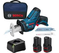 Scie sabre sans fil GSA 12V-14 Bosch / 2x batterie 3,0 Ah + chargeur dans un sac souple