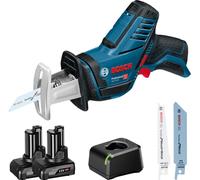 Scie sabre sans fil GSA 12V-14 Bosch / 2x batterie 4,0 Ah + chargeur