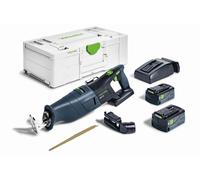 Scie sabre sans fil RSC 18 5.0 EB-Plus - FESTOOL - avec 2 batteries 18V 5.0 Ah - 576948