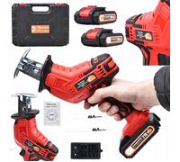 Scie Sabre Sans Fil RW21V - 21V Lithium | 2 Batteries 3Ah | LED | Valise | Pour Bois Métal Jardin Bricolage