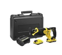 Scie sabre Stanley SFMCS300D2K-QW; 18 V; 2x2,0 Ah accu.