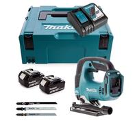 SCIE SAUTEUSE 18V AVEC BATTERIES 5 AH + LAMES - MAKITA - DJV182RTJ