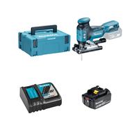 Scie sauteuse 18V DJV181ZJ + 1 batterie BL1860B 18V 6 Ah + chargeur rapide DC18RC MAKITA