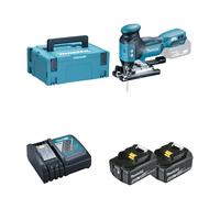 Scie sauteuse 18V DJV181ZJ + 2 batteries BL1850B 18V 5 Ah + 1 chargeur rapide DC18RC MAKITA