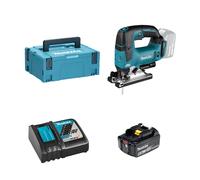 Scie sauteuse 18V DJV182ZJ + 1 batterie BL1860B 18V 6 Ah + chargeur rapide DC18RC MAKITA