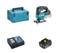 Scie sauteuse 18V DJV184ZJ + 1 batterie BL1850B 18V 5 Ah + 1 chargeur rapide DC18RC MAKITA