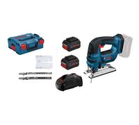 Scie sauteuse 18V GST 18 V-LI B + 2 batteries Procore 5,5 Ah + chargeur en coffret L-boxx - BOSCH - 06015A610C