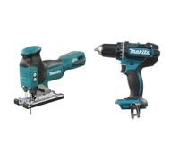 Scie sauteuse 18V LXT Li-Ion (Machine seule) - MAKITA DJV181Z & DDF482Z Perceuse visseuse 60 nm 18 V Bleu
