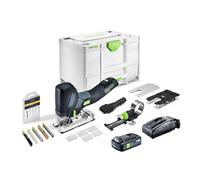 Scie sauteuse 18V PSC 500 EB-Basic-Set + 1 batterie 18V TBX 4 Ah + 1 chargeur TCL 6 FESTOOL