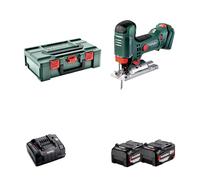 Scie sauteuse 18V STA 18 LTX 100 + 2 batteries 18V 5,2 Ah + 1 chargeur ASC 145 METABO