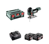 Scie sauteuse 18V STA 18 LTX 150 BL + 2 batteries 18V 5,2 Ah + 1 chargeur ASC 145 METABO
