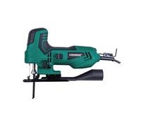 Scie sauteuse 550w avec poignée ergonomique canon. 1 lame de scie incluse - récupération de poussière - 4 positions pendulaires