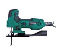 VONROC Scie sauteuse 550W avec poignée ergonomique en T - Récupération de poussière et souffleur de poussières - 3+1 positions pendulaires