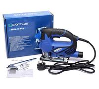 Scie sauteuse, 800W 3000rpm Coupe Bois 100mm Métal 10mm Multi Purpose Cutter 6 Vitesse Variable 45°Bevel Cutting with Laser Guide & LED Light