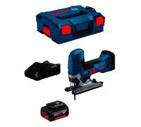 Scie Sauteuse BOSCH GST 18V-125 S (1 x 5,0 Ah + GAL18V-40 + L-Boxx 136)