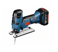 Scie sauteuse Bosch Professional GST 18V-LI S - Bois - Sans fil - 2 batteries 4 0Ah GAL 18V-40 L-BOXX