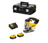 Scie Sauteuse DeWALT DCS331P2 (2 x 5,0 Ah + DCB115 + TSTAK II)