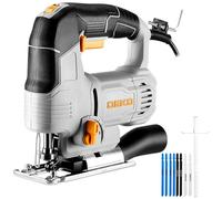 Scie Sauteuse Electrique: DEKOPRO 550w Scie Sauteuse Électrique Machine a Découper le Bois Avec Lumière Led 800-3000 SPM Vitesse Variable 4 Réglages Orbitaux ±45°Lames De Coupe en Biseau