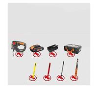 Scie sauteuse électrique scie à bois grande vitesse coupe métal Machine de découpe multifonctionnelle Outil d'instrument de précision(One battery)