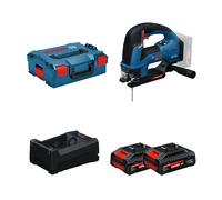 Scie sauteuse EXPERT EXST18V-155B + 2 Batteries EXPERT 4 Ah + 1 Chargeur GAL 12V/18V-80 BOSCH