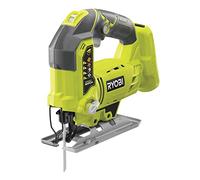 RYOBI - Scie Sauteuse Sans Fil 18V ONE+ R18JS-0 - Mouvements Pendulaires, Changement Lame Sans Outil, Variateur Vitesse - Bois, Métal, PVC - Batterie Non Incluse