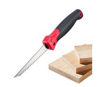 Scie sauteuse pliable - 15 cm - Scie à placoplâtre pliable - Outil de coupe - Scie à bois - Pour PVC, métal, travail du bois, travail du bois