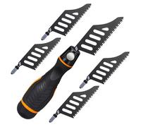 Scie Sauteuse Pour Le Bois,Acier Au Carbone - Scie Sauteuse À Coupe Affleurante Pour Bois Tendre - Pour Tendre Panneau De Fibres Contreplaqué Garage Atelier Artisanat Meubles Rénovation Décoratio